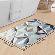 [Crystal Velvet 700g/㎡ Printed Bottom, 5mm Thick] 1 Piece Bohemian Style Solid Color Rug, Soft Anti-Slip Washable Carpet For Indoor And Outdoor, Living Room, Bedroom, Kitchen, Office, Home Decor, Doormat, Play Area Back To School