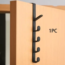 3/1pc Bedroom Door Hanger, Clothes Hanging Rack, Over The DoorPlastic Home Storage, Organization Hooks, Purse Holder For Bags Rails