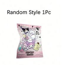 Sanrio Sanrio 1Pc Or 4pcs Random Style Hello Kitty Kuromis Cinnamorolls My Melodies Cartoon Eraser Mystery Box Bag Cute Cat Eraser Blind Box Bag Stationery Gift Office Supplies