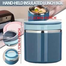 630ml防漏保温瓶保温汤杯不锈钢午餐盒便携式午餐盒便当盒汤碗家居必备