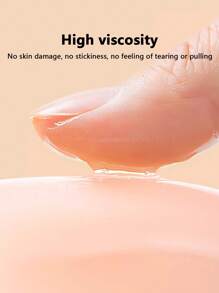 Lace Lift Push Up Invisible Silicone Bra Petals For Backless, Strapless Dresses, Low Cut Wedding Dresses, Thin Design For No Visible Lines