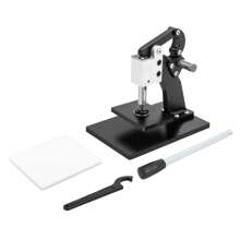 kangten Manual Leather Cutting Machine Die Cutter PVC Hand Press Embossing Machine Tool - Black - View 10