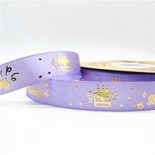 1pc 5yards 20mm Happy-Birthday Ribbon Printing Polyester Ribbon For Handmade Design Birthday Decoration Gift Packing - Pick Colors - View 15