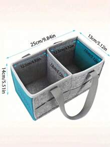 1pc Storage Bag,Carry Case Compatible With Toniebox Starter And Tonies Figurines, Home Outdoor Hand Bag For Tonies Audio Player And Dolls, Large Space For Audio Accessories - Multicolor - View 7