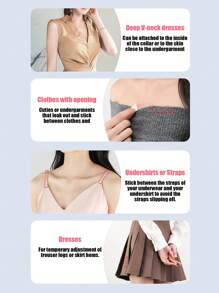 Secure & Discreet Dressing Aids: Invisible Fashion Tape, Waterproof Double-Sided Adhesive For Shirts & Lingerie - White - View 12