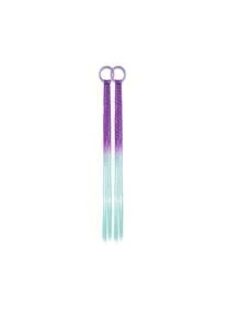2 piezas Accesorios de fantasía para el cabello de niños, extensiones de cola de caballo trenzada para clip, decoración del cabello para niñas, accesorios para el día del cabello loco - 2 piezas de cola de caballo - Ver 14