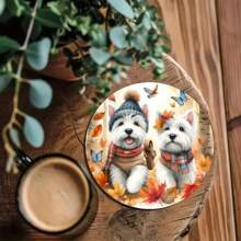 4 đồ trang trí bằng gỗ sơn hình động vật đáng yêu thích hợp cho gia đình, nhà bếp, bàn làm việc văn phòng, phụ kiện bàn làm việc cho người lớn - Nhiều màu - Xem 3