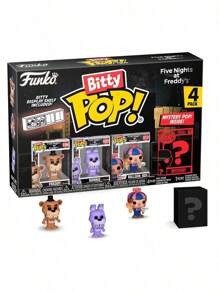 Funko Blister mit 4 Bitty POP-Figuren Five Nights at Freddys Freddy - Verschiedenfarbig - Übersicht 1