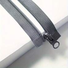 10pcs Assorted Color Nylon Resin Zippers #5, Self-Locking Single Slider Zippers, Various Sizes, Smooth Sliding Sewing Accessories For Pockets, Cushions And Bags