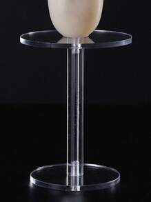 1个透明亚克力圆形展示架，可用于收纳化妆品、香水、珠宝，也可作为桌面收纳包、房间装饰、包袋、化妆包、梳妆台用品、旅行用品、化妆包、旅行必备品、收纳盒、储物盒、旅行必备品、化妆品收纳盒、化妆包、洗漱包、桌面收纳盒、化妆包、化妆袋、化妆品收纳盒、梳妆台配件、化妆袋、化妆包、珠宝盒、化妆刷架、化妆刷架、香水收纳盒、化妆包、女士礼物、圣诞礼物、女士礼物创意