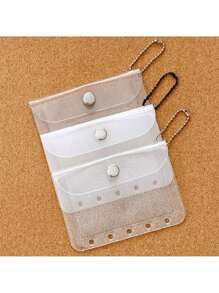 1 件便携式 M5 活页夹计划器套件 - PVC 材料、分隔板、日历、剪贴簿、日记和储蓄挑战的存储空间