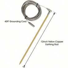 Grounding Pad With Copper Grounding Rod, Easy To Carry For Outdoor Grounding Use, Anti Slip PU Leather, Universal Conductive Grounding Pad, Improves Sleep Relaxation - 25*30cm - Xem 7