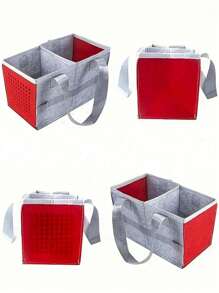 1pc Storage Bag,Carry Case Compatible With Toniebox Starter And Tonies Figurines, Home Outdoor Hand Bag For Tonies Audio Player And Dolls, Large Space For Audio Accessories - Multicolor - View 4