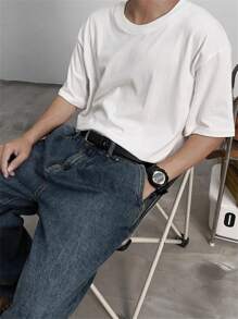 1 条复古细腰带，简约设计，休闲，适合牛仔裤，韩式，适合青少年/学生，休闲户外，运动，度假，毕业礼物，生日配饰，日常穿着 - 彩色 - 查看 5