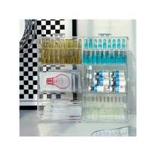 1 st. 6-Grid Multifunctionele Acryl Cosmetische Opbergdoos - Grote Capaciteit Transparante Organizer - Geschikt Voor Badkamercosmetica, Huidverzorging, Speelgoed Opslag