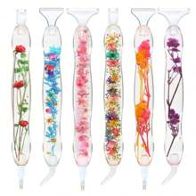 花树脂钻石画刷套装，5D 钻石画刷，钻石画工具，钻石画配件 - 彩色 - 查看 10