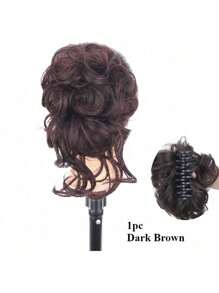 1 szt. Elegancka spinka do włosów z długimi wąsami, naturalne spinki do włosów w nieładzie, odpowiednie dla eleganckich kobiet i dziewcząt, pasujące do gęstych i rzadkich włosów, dodające objętości, spinki do włosów, spinki do włosów, spinki do włosów, codzienne akcesoria do włosów na jesień i zimę dla kobiet, stroje wakacyjne, kobieta