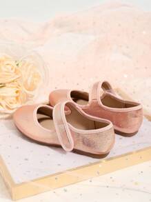 Fashionable Flat Shoes, Girl Korean Style Elegant Casual Shoes For Autumn And Winter - Pink - View 4