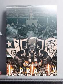 Kit 3 Decorative Plates/Frames Botafogo Football Libertadores Champion - Không có khung - Xem 4