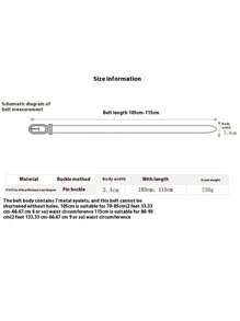 Punk Hip Hop Skull Glitter Studded Belt, Crystal And Rivet Embellished Leather Strap - Black - View 3