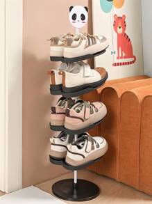 1 件 4/5 层可爱迷你鞋架，多层鞋子收纳架，可调节设计，易于组装，节省空间的鞋子收纳架，适用于宿舍、卧室、壁橱、入口、浴室 - 彩色 - 查看 16