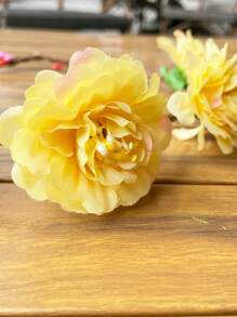 1 件女款黄牡丹编织藤蔓花环 - 牡丹 - 查看 5