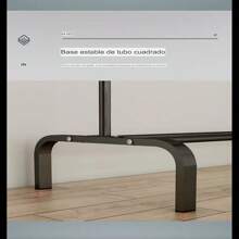 Double Reinforced Clothes Rack Storage Shelf Different Compartments - Black - View 5