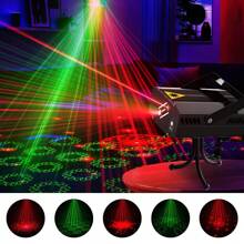 Mslitely USB-Powered Party Laser Light With Sound Control - Perfect For Disco, Clubs, KTV, Bars & Home Parties - Includes Tripod Stand