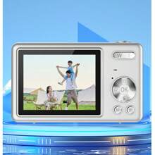 Fotocamera digitale 4K HD, videocamera, anti-shake per esterni, fotocamera istantanea con zoom 16x, compatta, adatta per fotografia da principianti, fotocamera retrò