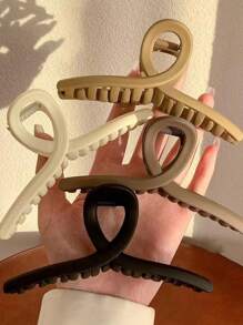 1pc/4pcs Pearl Design Hair Claw Clips Set For Women, Small/Medium/Large Sizes For Different Hair Volumes, Elegant Plastic Hair Accessories Suitable For Daily Life, Commuting, Outdoor Recreation And Gift