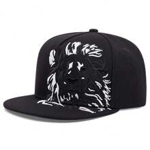 1pc Fashionable Lion Embroidery Unisex Adjustable Baseball Cap, Casual Hip Hop Snapback Hat For Outdoor, Beach, Party, Suitable For Spring, Summer, Autumn And Winter - Lion - View 6