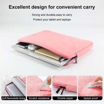 Laptop Sleeve Bag Compatible With MacBook Air Pro 13 13.3 14 15.4 15.6 Inch Notebook Pouch For Asus Portable Bag Cover Case