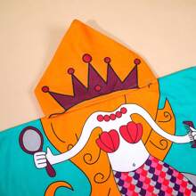 Cute Cartoon Children Hooded Bath Towel, Soft & Skin-Friendly, Won't Shed, Absorbent And Quick Drying, Wearable Baby Bathrobe - Multicolor - View 8