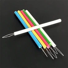5pcs Plastic Needle Threaders - Sewing Machine Thread Guides, Beading Tools, DIY Craft Accessories, Elderly Assistance Device - Multicolor - View 2