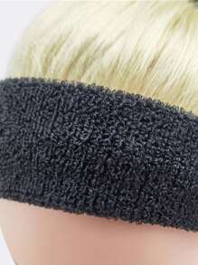Fashion Sports Headband And Wristband Towel Set Sweatband Wrist Band Bracers For Women Men Cycling Gym Basketball Tennis