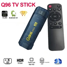 Q96 OHP Stick de TV Q96 con reproductor multimedia 4G, compatible con varias aplicaciones populares, Android 10, Amlogic S905 4K HD, Smart TV Box