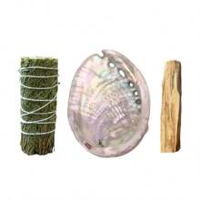 7PCS White Sage-Palo Santo Smoking Sticks Set Combo With Dragon's Blood Sage(Equipped With A Burner),Size 3.94inch,Sage Incense For Home Cleansing, Crystal Cleansing, Holiday Gifts, Decorative Smoking Sticks | Sage Bundle Birthday Graduation