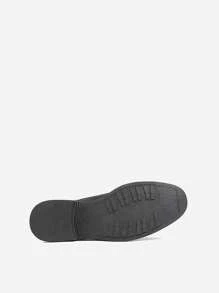 Men's Suede Leather Lace Up Derbys Brogues Shoes - Grey - View 9