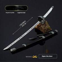 Espada Sekiro - Modelo de metal completo - Espada de juguete - Hoja segura - Regalo festivo - Regalo de cumpleaños - Regalo perfecto - Regalo - Juguete - Regalo de Pascua - Regalo del Día de los Inocentes - Regalo de Halloween - Regalo de Navidad - Multicolor - Ver 3