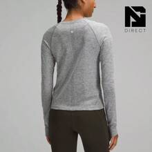 Swiftly Tech Long-Sleeve Shirt 2.0 Waist Length - Slate/White - View 3