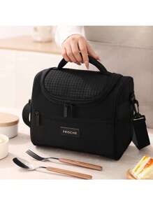 1 szt. 6,5 l/8 l torba na lunch dla kobiet i mężczyzn, studentów, sztruksowa torba na lunch, szczelna, izolowana, miękka, duża torba chłodząca na lunch - wielokrotnego użytku pudełko na lunch do biura, pracy, szkoły, pikniku, plaży, torby szkolne, torby do przechowywania dla nauczycieli, zewnętrzny pakiet chłodzący, zewnętrzny pakiet termiczny, torby do klasy, torby do organizacji w klasie