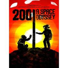 1pc Classic Movie 2001 A Space Odyssey Hot Pop Fashion Retro Posters Canvas Paintings Wall Arts Cinema Home Decor No Frame