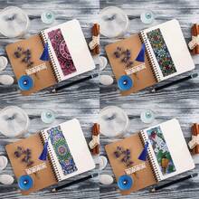 1set Diamond Art Bookmark Kit, 5D Flower & Birds Pattern Diamond Painting Bookmark For Books, Beautiful And Practical For Marking Reading Progress - Multicolor - View 7