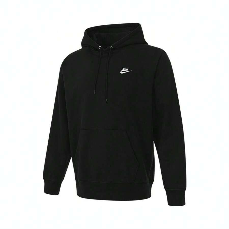 Nike 2025 男士 AS M NK CLUB FT PO HOODIE 套头连帽运动衫 FN3867-010 - 黑色 - 查看 1