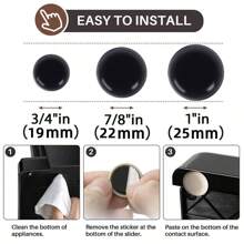 24/32pcs Appliance Slider For Kitchen Appliances, Self-Adhesive DIY Small Kitchen Appliance Slider For Most Countertop Coffee Maker, Air Fryer, Pressure Cooker,Easy To Move And Save Space - Multicolor - View 3