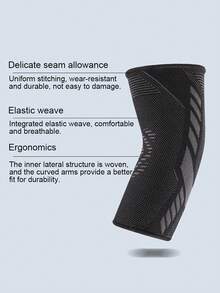 1 Stück Sportellbogenbandage, atmungsaktive schweißableitende Ellbogenstütze für Badminton, Tennis und Outdoor-Aktivitäten