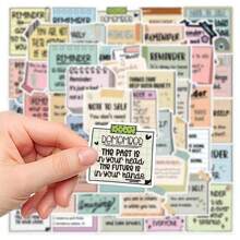 50pcs Cartoon Graffiti Stickers For Decorating Notebooks, Laptops, IPads, Guitars, Water Bottles, Phone Cases, Back To School DIY