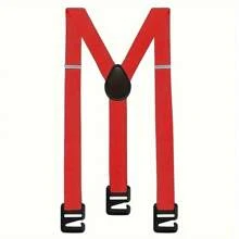 Adjustable Elastic Men's Suspenders With Buckle - Durable Polyester Material, Outdoor Adventure Casual Style, Invisible Pants Braces Hiking Strap, Stretchable & Suitable For All Ages. Ideal For Teenagers, Summer Outdoor Sports, Vacation, Graduation Gifts, Birthday Outfits Or Everyday Wear - Multicolor - View 5
