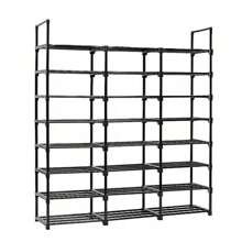 Shoe Rack, 1 Set Multi-Layer Metal Shoe Storage Rack, Room Accessories Shoe Organizer For Home, Summer Gift, Multifunctional Space-Saving Home Storage Tool