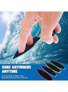 2pcs Mini Finger Surfboard, Fingertip Skateboard Toys, Surfer Fun, Stress Relieving Toys For Holiday Gifts, Office Toys, Desktop Toys, Outdoor Games